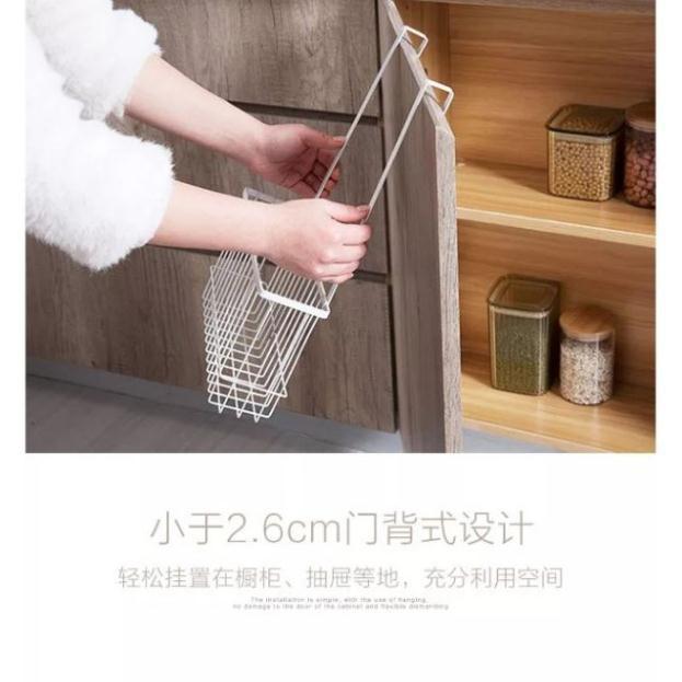 Kệ treo gia vị, để đồ cài cửa thông minh 0552
