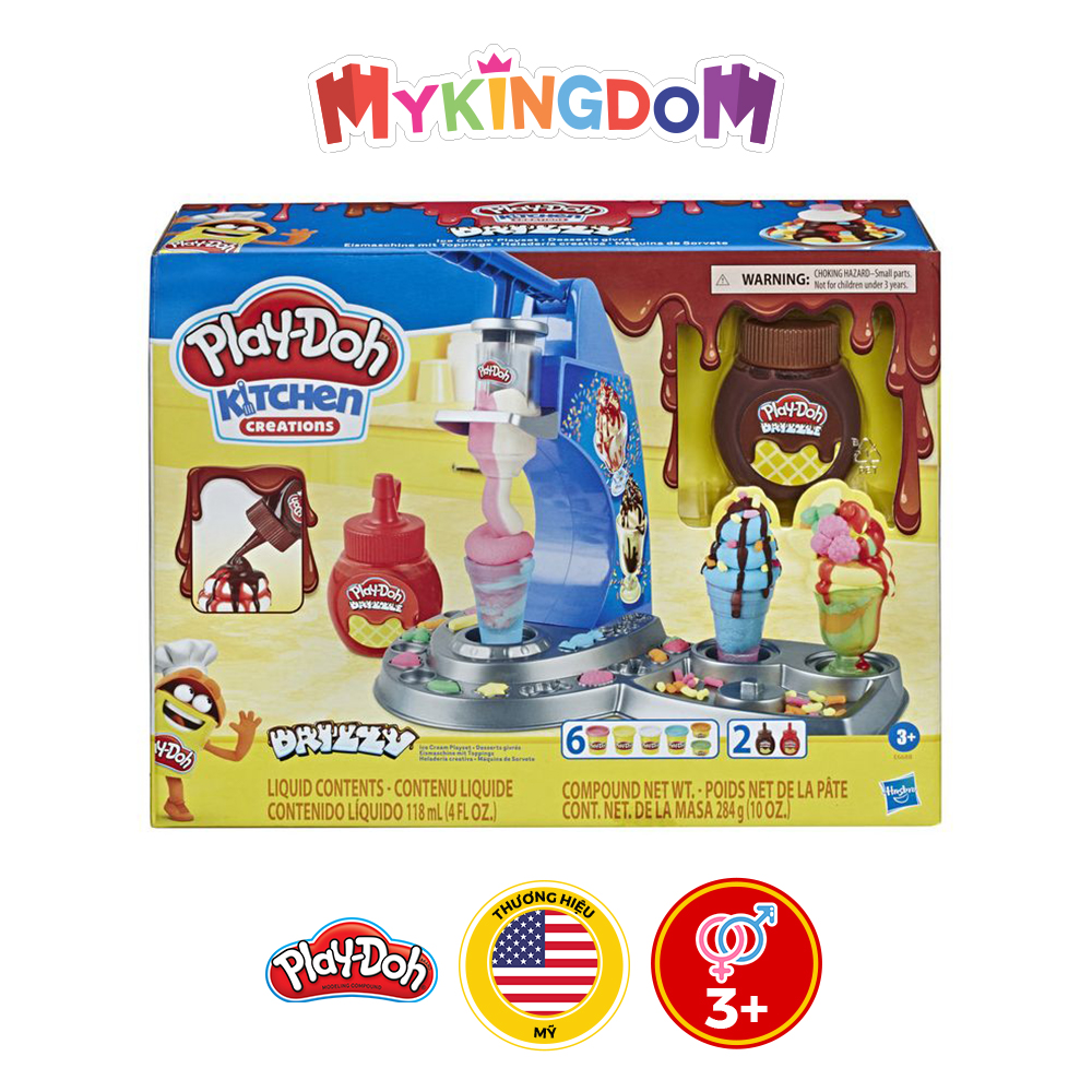 Đồ Chơi Bột Nặn PLAYDOH Máy Làm Kem Thần Kì E6688