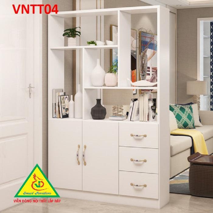 TỦ KỆ TRANG TRÍ KIÊM VÁCH NGĂN VNTT04B - Nội thất lắp ráp Viendong Adv
