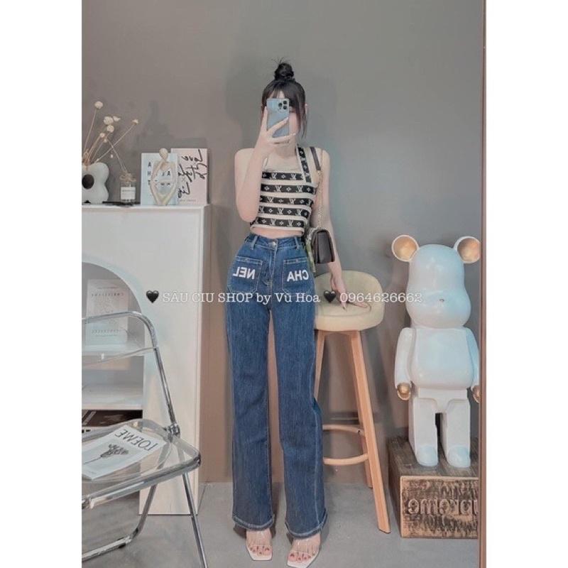 Áo 2s 2 dây chéo lưng croptop chất len dệt kim nhiều hoạ tiết