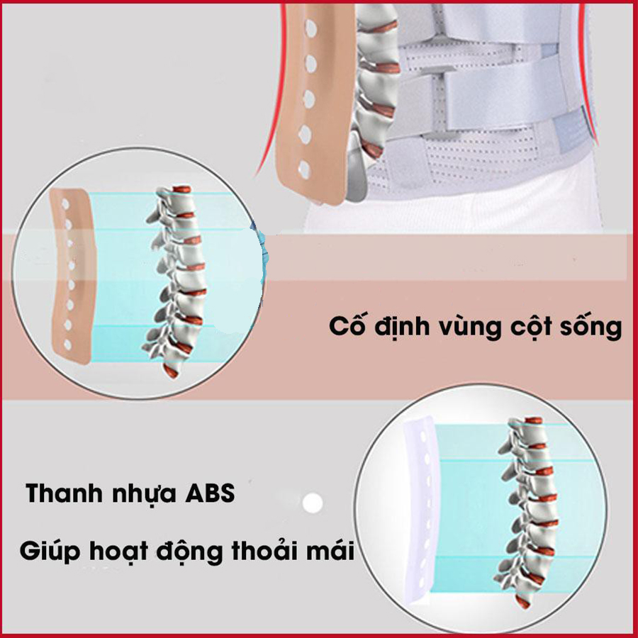 [Tặng Kèm 03 Miếng Đệm Lót] Đai Lưng L140 - Đai Thắt Lưng Cột Sống - Đai Bảo Vệ , Cố Định, Nâng Đỡ Cột Sống Vùng Thắt Lưng [Dành Cho Người Đau Lưng, Thoát Vị Đĩa Đệm, Thoái Hóa Đốt Sống] - Hàng Nhập Khẩu