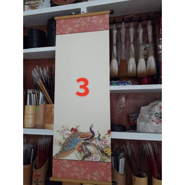 Combo 10 tờ Giấy viết thư pháp 27x80cm cả nẹp treo