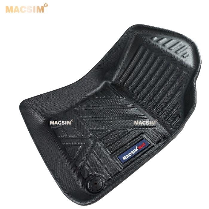 Thảm lót sàn xe ô tô  Volvo S90 2017 - 2021 chất liệu TPE thương hiệu Macsim màu đen