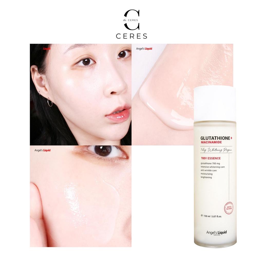 Nước Hoa Hồng Angel's Liquid - Toner Cân Bằng Da Glutathione Plus Niacinamide Dưỡng Da Trắng Mịn 700V Essence 150ml