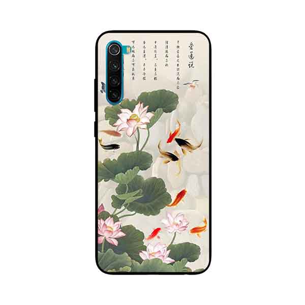 Hình ảnh Ốp Lưng in cho Xiaomi Redmi Note 8 Pro Mẫu Tranh Cá Koi - Hàng Chính Hãng
