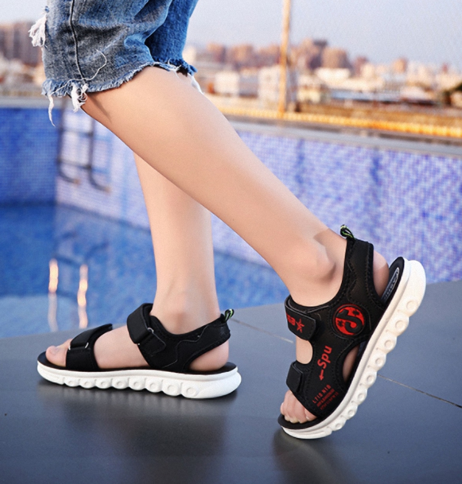 Sandal cao cấp siêu nhẹ bé trai 3 - 15 tuổi đi học đi chơi năng động và cá tính - ST99