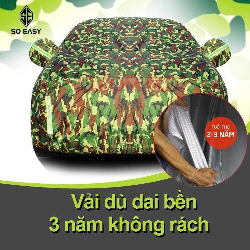 Bạt phủ xe ô tô 3 lớp thông minh, chất liệu vải dù oxford cao cấp, áo trùm bảo vệ xe 7 chỗ innova