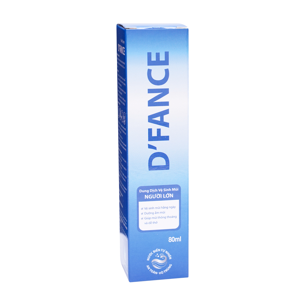 Dung dịch vệ sinh mũi D’fance (80ml)