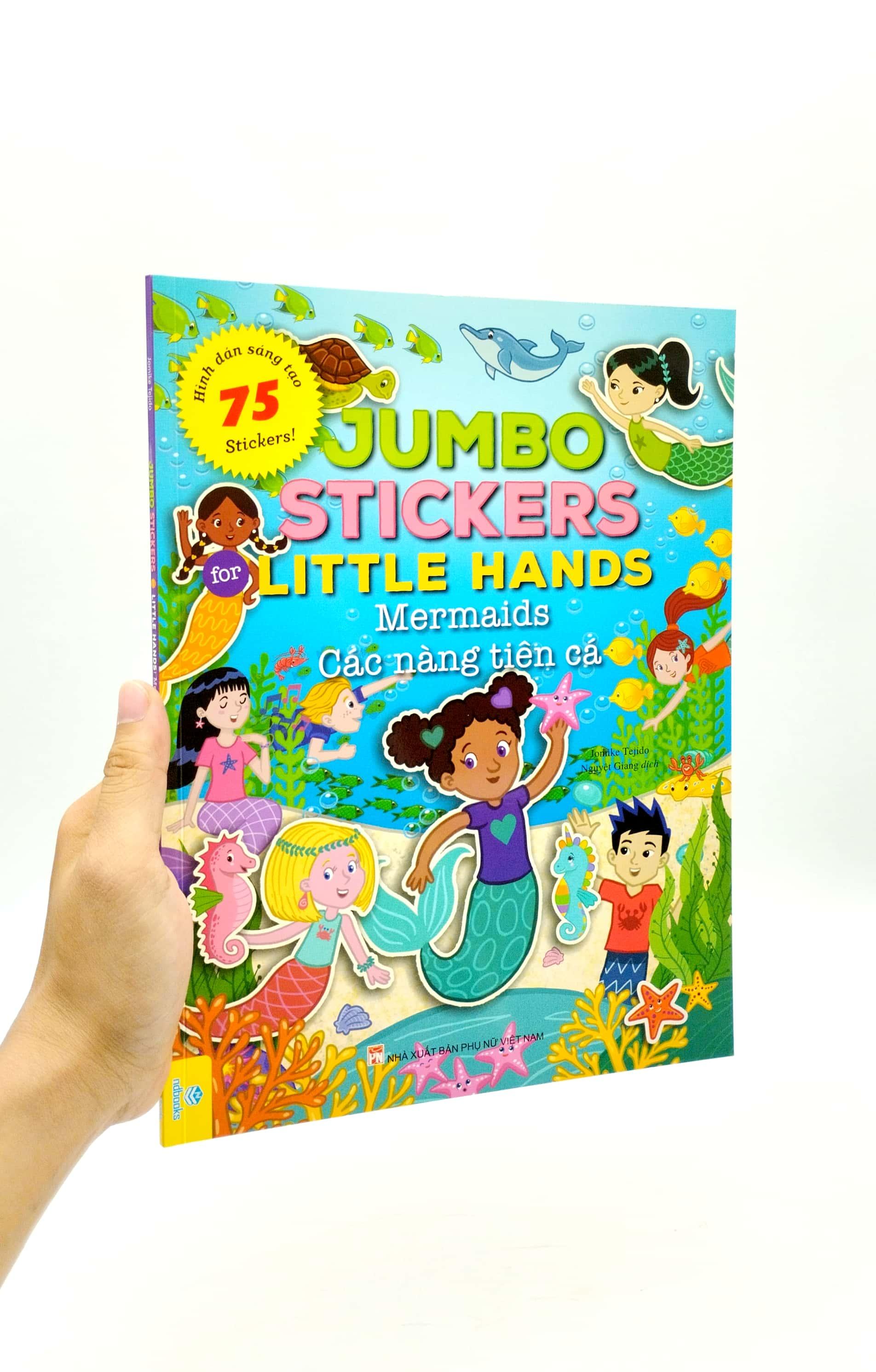 Jumbo Stickers For Little Hands - Mermaids - Các Nàng Tiên Cá