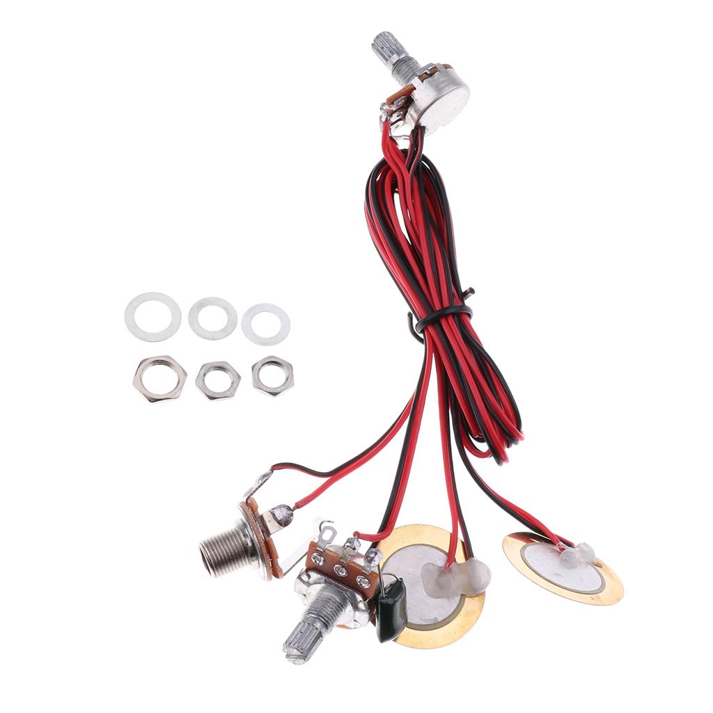 Piezo Acoustic Đầu Dò Cho Đàn Guitar Violin Ukulele