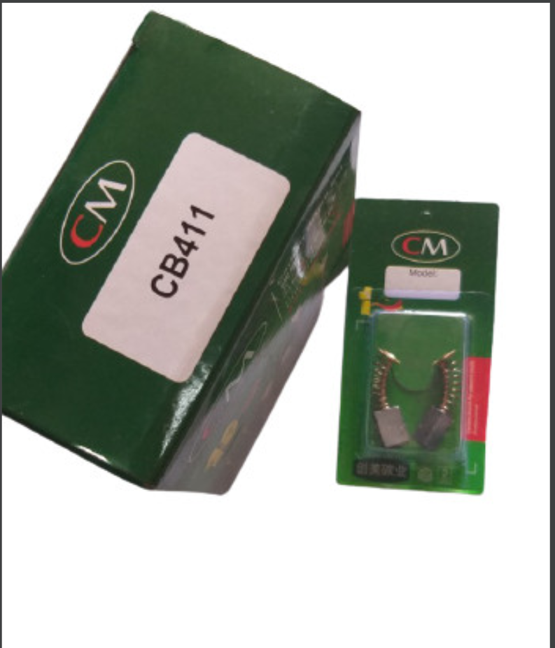 1 cặp chổi than máy mài góc 411 chất lượng tốt carbon cao kích thước 13*9*6mm