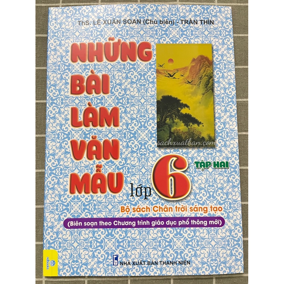 Sách Những bài làm văn mẫu lớp 6 Tập 1 + Tập 2 - Chân trời sáng tạo