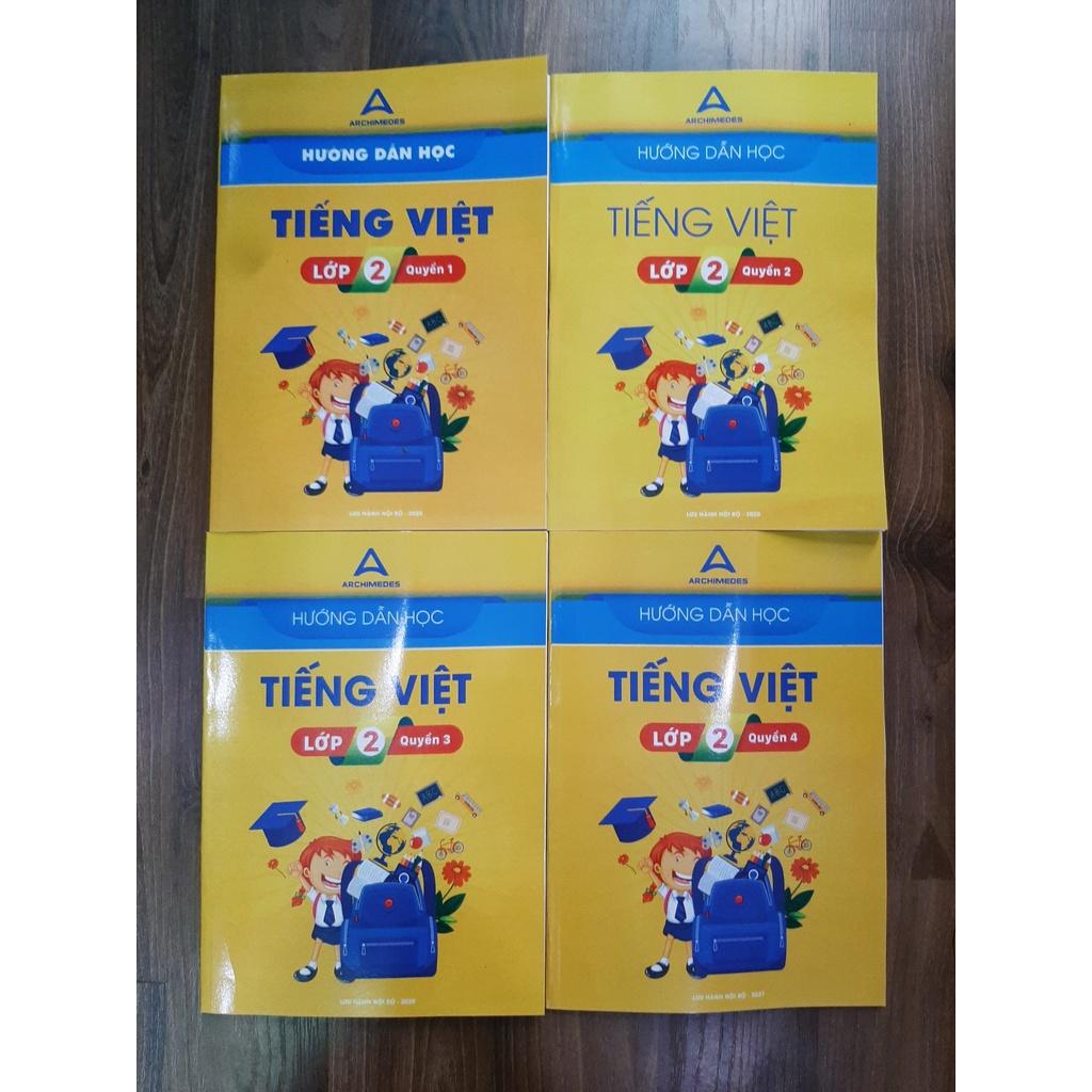 Sách - Combo 4 cuốn Hướng dẫn học tiếng việt lớp 2