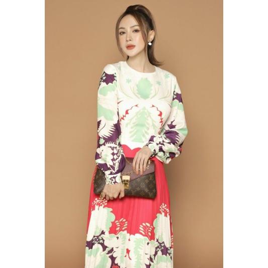 ĐẦM LỤA HOẠ TIẾT