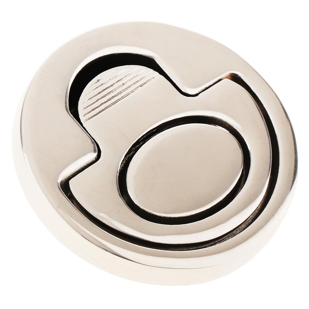 316 Stainless Steel Round Spring Loaded Flush Lift Handle