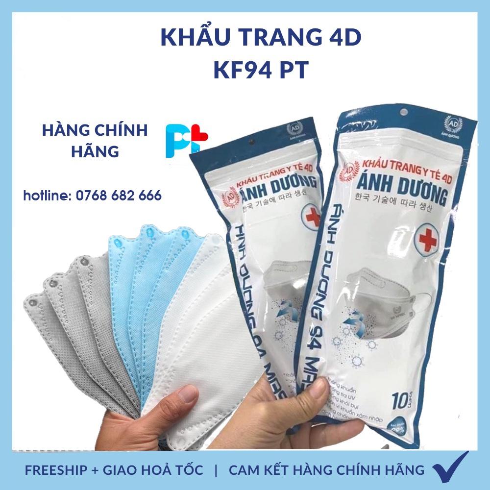 Khẩu Trang Y Tế KF94 4D Mask Ánh Dương.Chống Bụi Mịn PM2.5 Chuẩn Hàn Quốc 50 Cái 1 Gói Chính Hãng