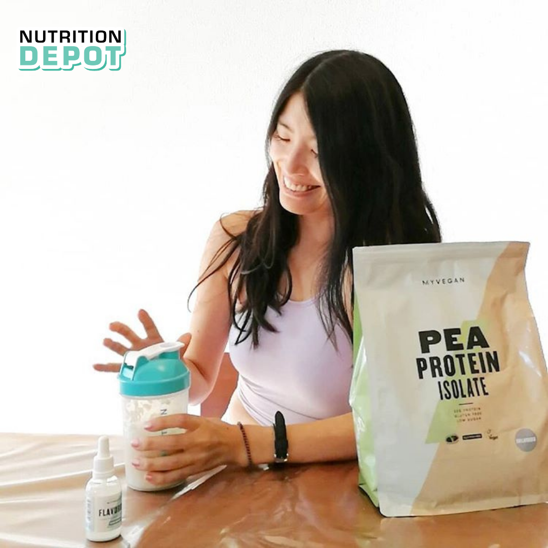 Sữa bổ sung đạm dành cho người ăn chay từ đậu hà lan Pea Protein Isolate Myprotein không mùi 2.5kg  - NUTRITIONDEPOT