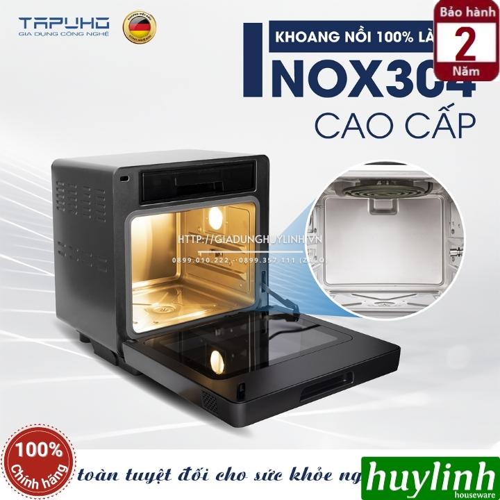 Nồi chiên - hấp hơi nước siêu nhiệt Tapuho TSF16 - Dung tích 16 lít - 60 Chức năng cài sẵn - Công suất 1000 + 1800W - Hàng chính hãng