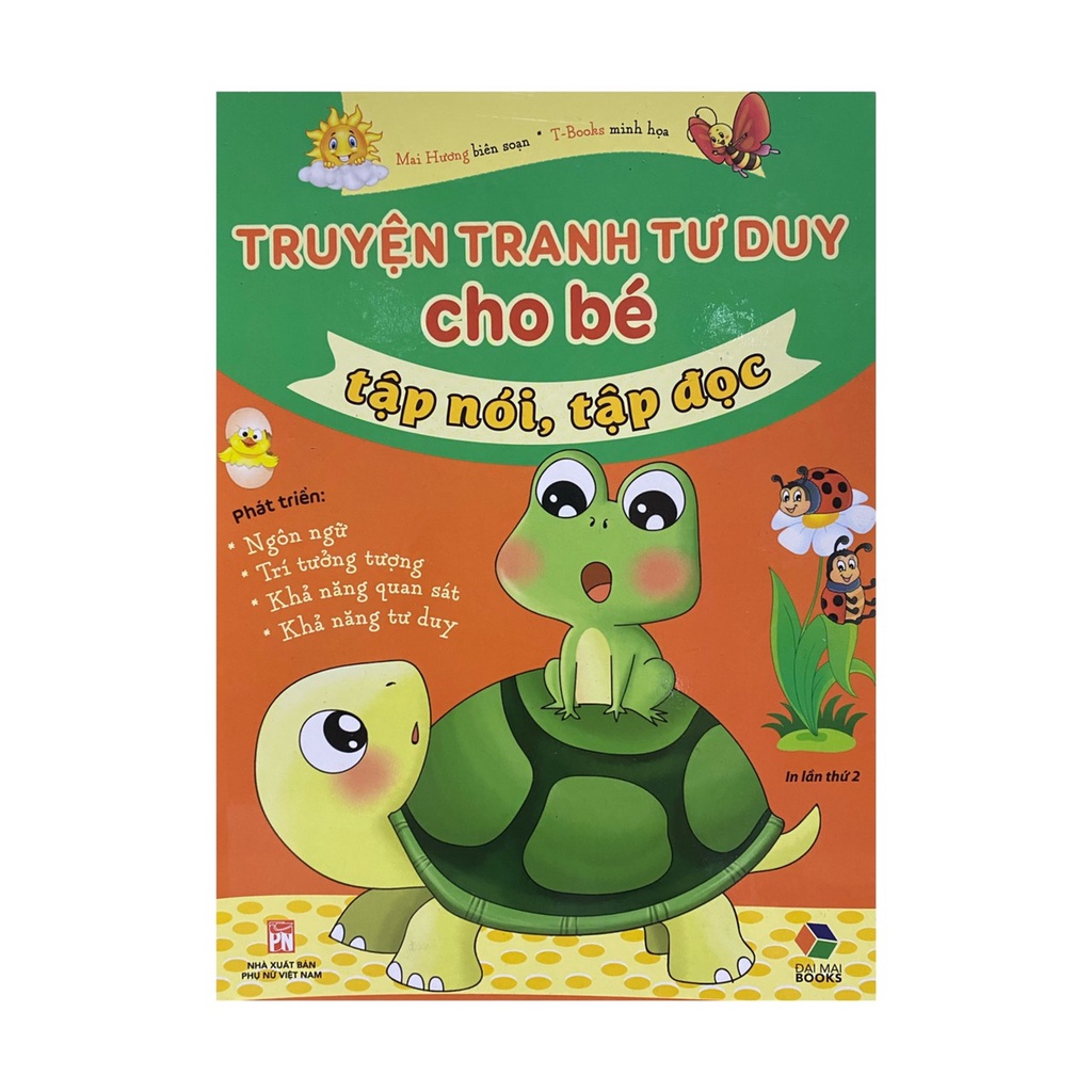 Truyện tranh tư duy cho bé tập nói, tập đọc