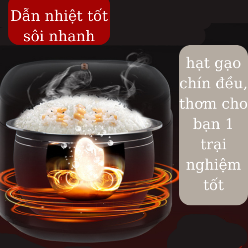 Nồi cơm điện tử lòng niêu đa năng SILVER CREST TK-108 dung tích 3L ( 4-6 người ăn ) Hàng chính hãng