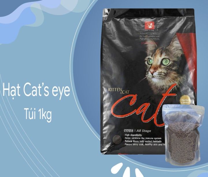 Túi chiết 1kg - Thức ăn hạt cho mèo Catsrang xuất xứ Hàn Quốc thơm ngon