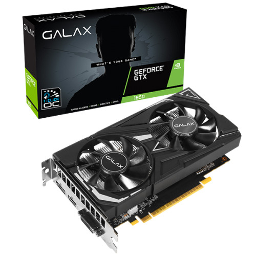 Card màn hình VGA GALAX GeForce GTX 1650 EX (1-Click OC) 4GB GDDR6 128-bit DP/HDMI/DVI-D - Hàng Chính Hãng