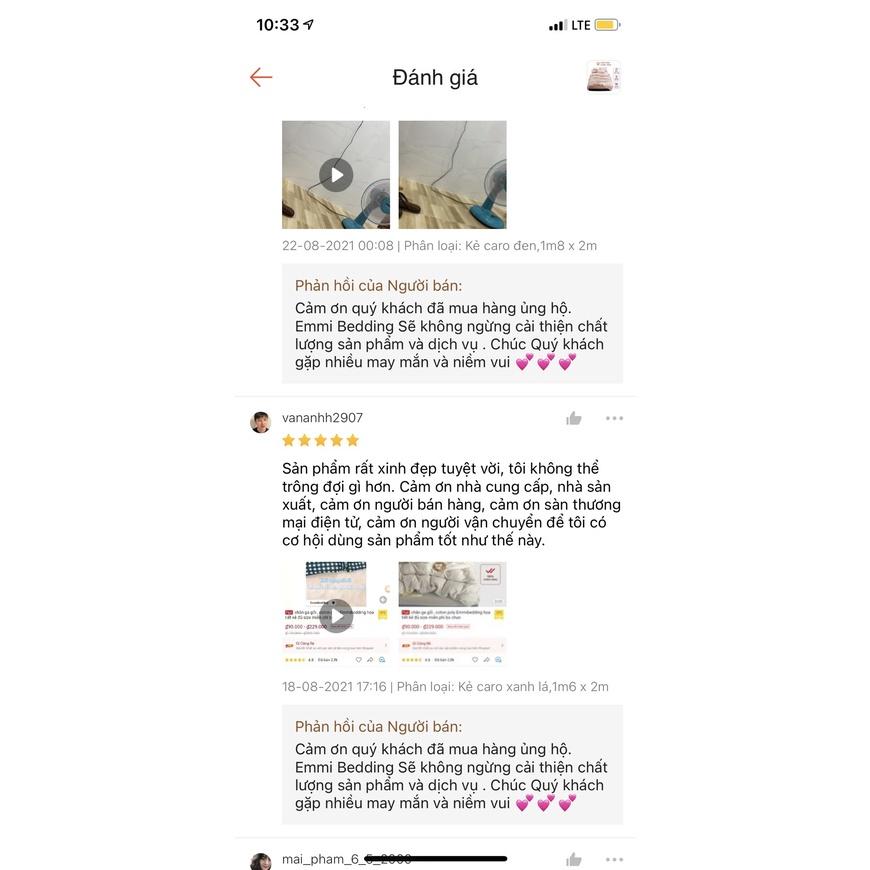 Chăn ga gối chất liệu cotton poly họa tiết kẻ caro đáng yêu đủ size miễn phí bo chun