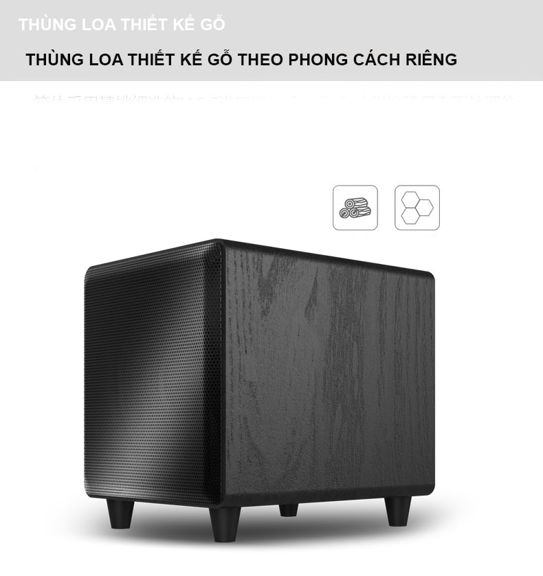 loa siêu trầm điện subwoofer 150W Ibass ( hàng nhập khẩu ) đi kèm phíc cắm đa năng