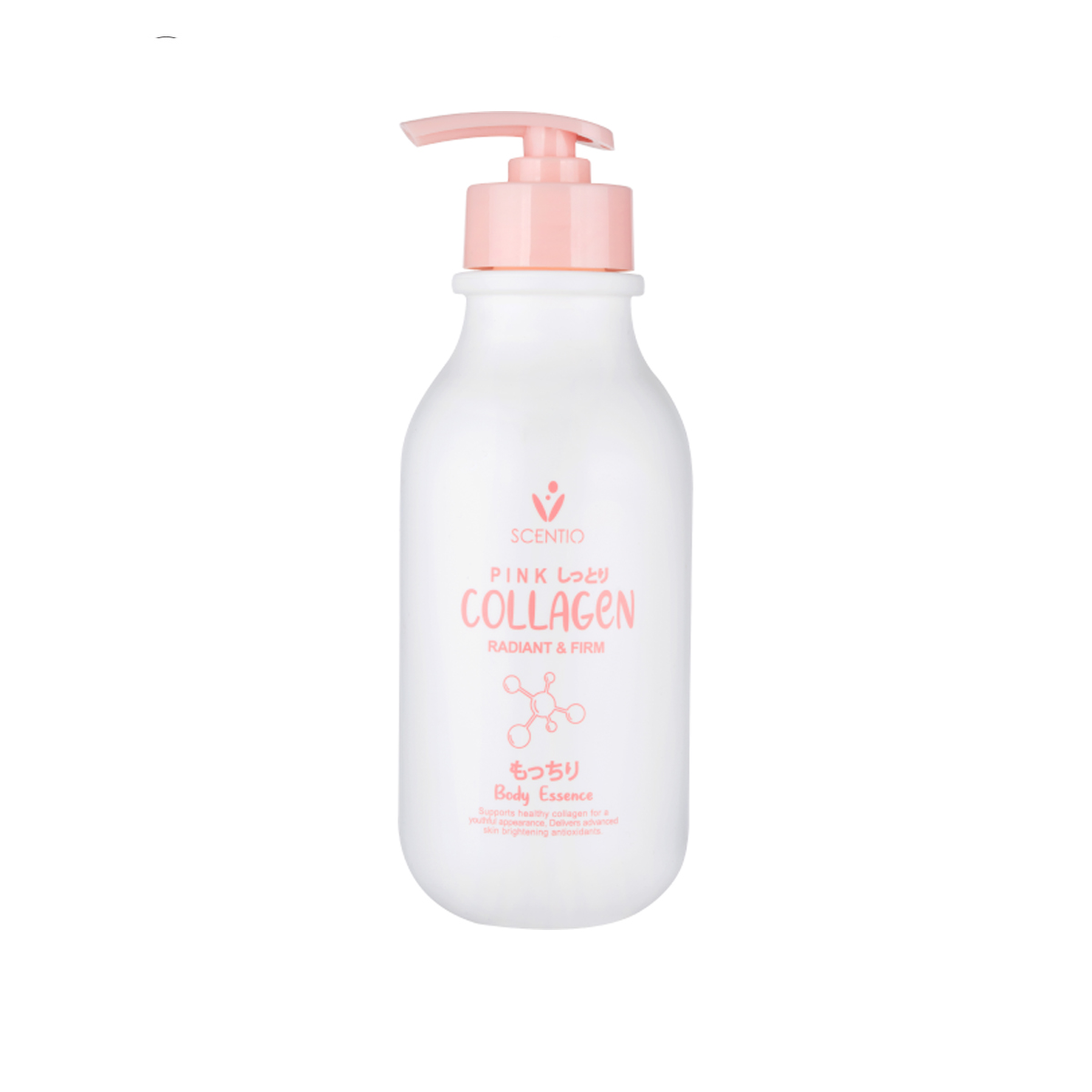 Dưỡng thể dưỡng trắng và sáng mịn da Scentio Pink Collagen Body Essence 350ml