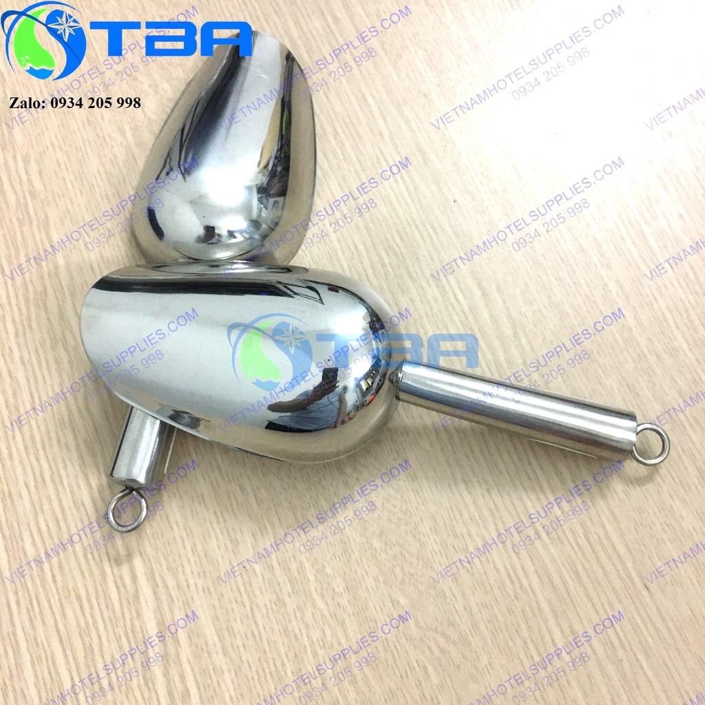 Dụng cụ xúc đá inox cao cấp phục vụ quán bar nhà hàng