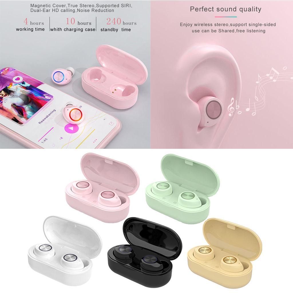 BT 5.0 Earphone Touch Handsfree Stereo Wireless Headphone with Mic