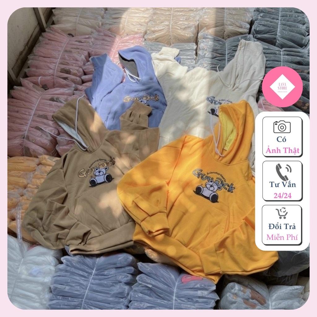 Áo Hoodie Gauduck Logo Thêu Nỉ Ngoại Áo Khoác Nỉ Tay Phồng Unisex Form Nam Nữ, Áo Khoác Hoodie Form Rộng, Áo Hoodie Nam Nữ Form Rộng Freesize Dưới 65kg Bông Dày Dặn Phong Cách