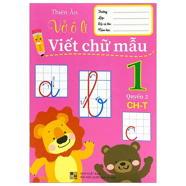 Vở Ô Li Viết Chữ Mẫu 1 - Quyển 2