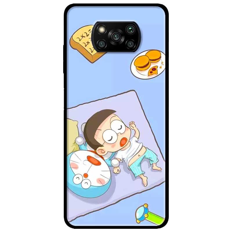 Ốp lưng dành cho Xiaomi Poco X3 mẫu Mèo Và Nô Ngủ