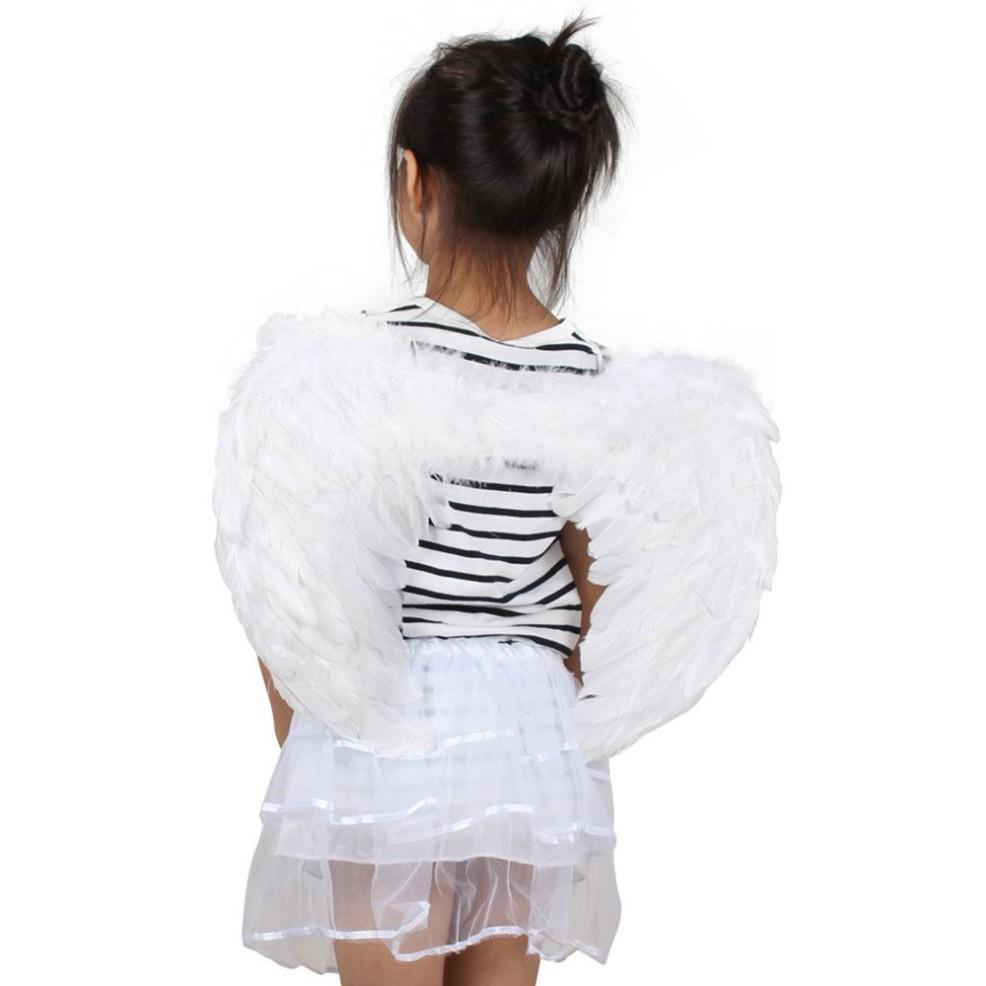 Đôi cánh thiên thần lông vũ nhân tạo cho trẻ em