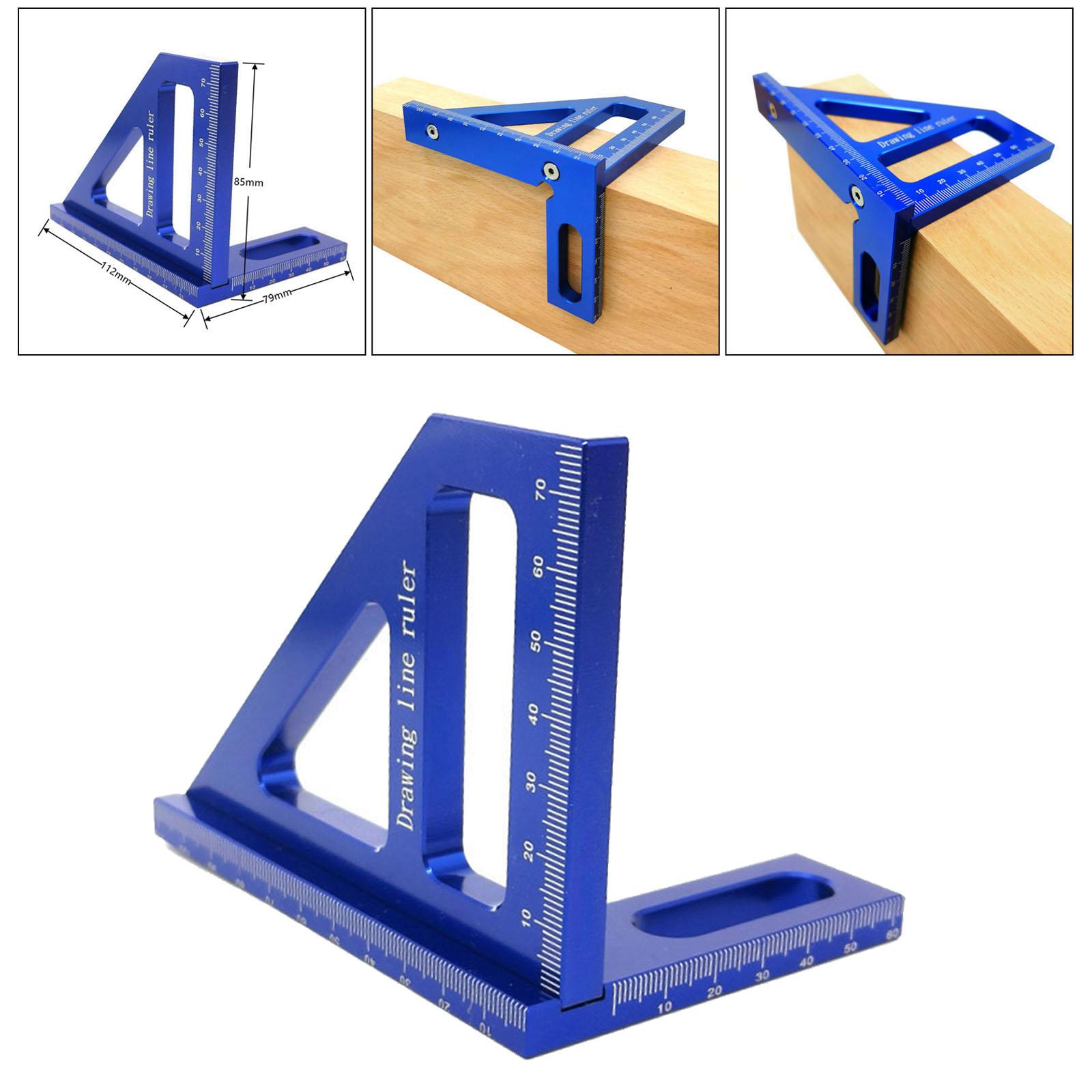 Square Angle Ruler Miter High Precision Marking Gauge for Engineer Carpenter