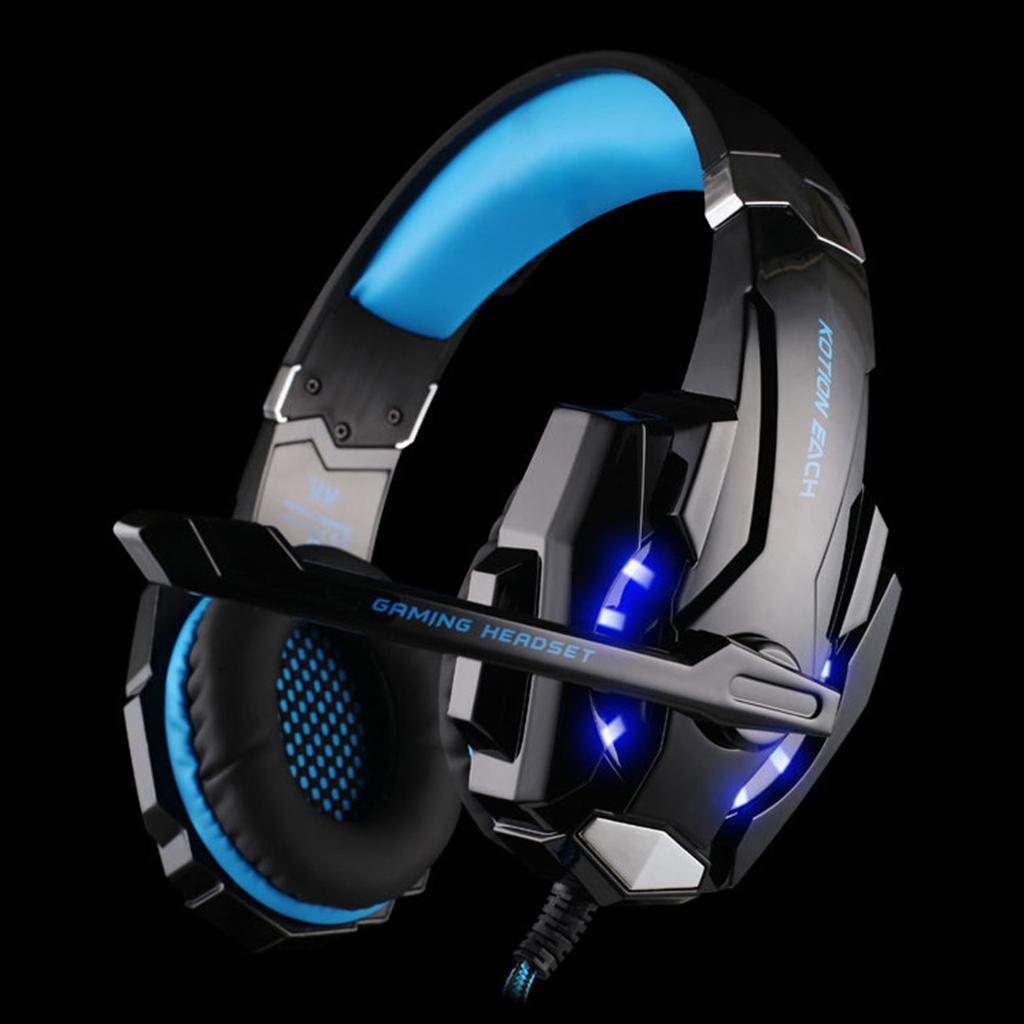 3.5mm Gaming Headset Headphones Mic For PC Laptop Desktop