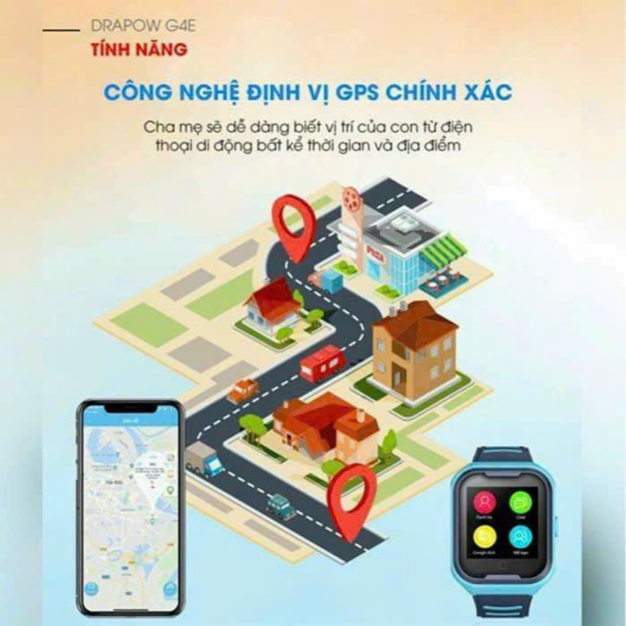 Đồng hồ thông minh trẻ em lắp sim nghe gọi Y92 định vị call video chống nước chụp hình phần mềm SeTracker2