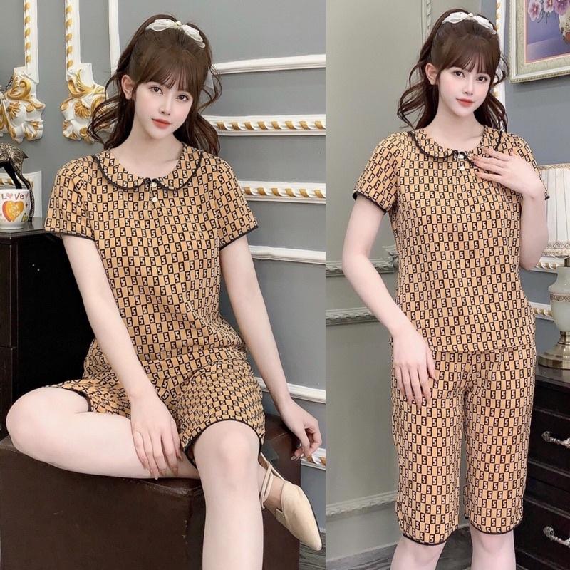 Đồ bộ mặc nhà đẹp, chất lụa hàn