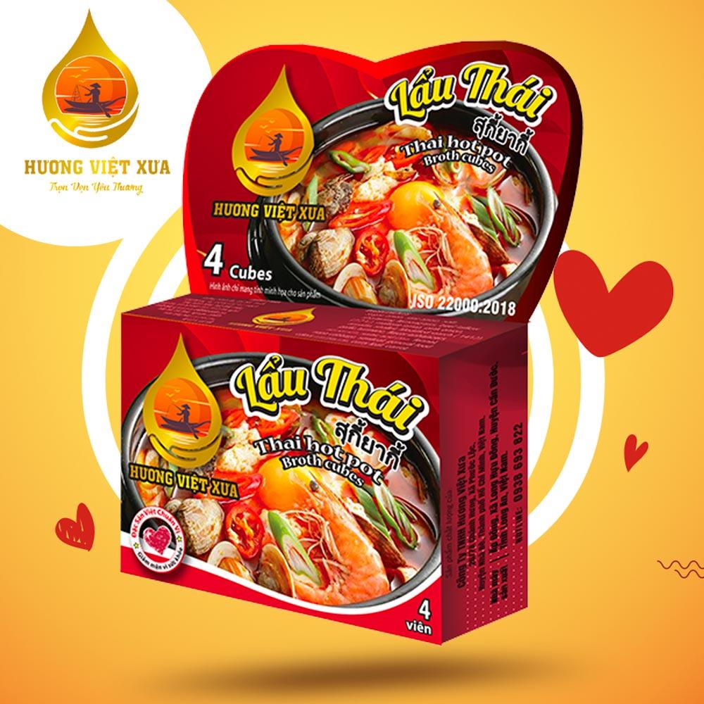 [Date xa] Viên gia vị Lẩu Thái Hương Việt Xưa 75gram