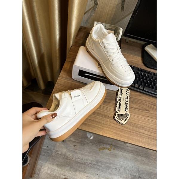 Giày thể thao nữ, sneaker nữ hàng đẹp đế bánh mì siêu êm phong cách Hàn Quốc dễ thương
