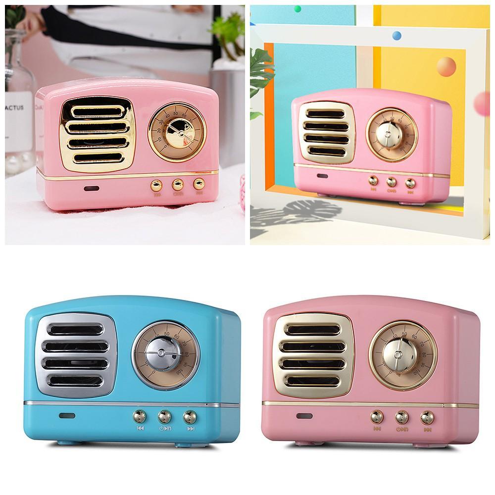 Loa bluetooth phong cách cổ điển hỗ trợ thẻ nhớ TF
