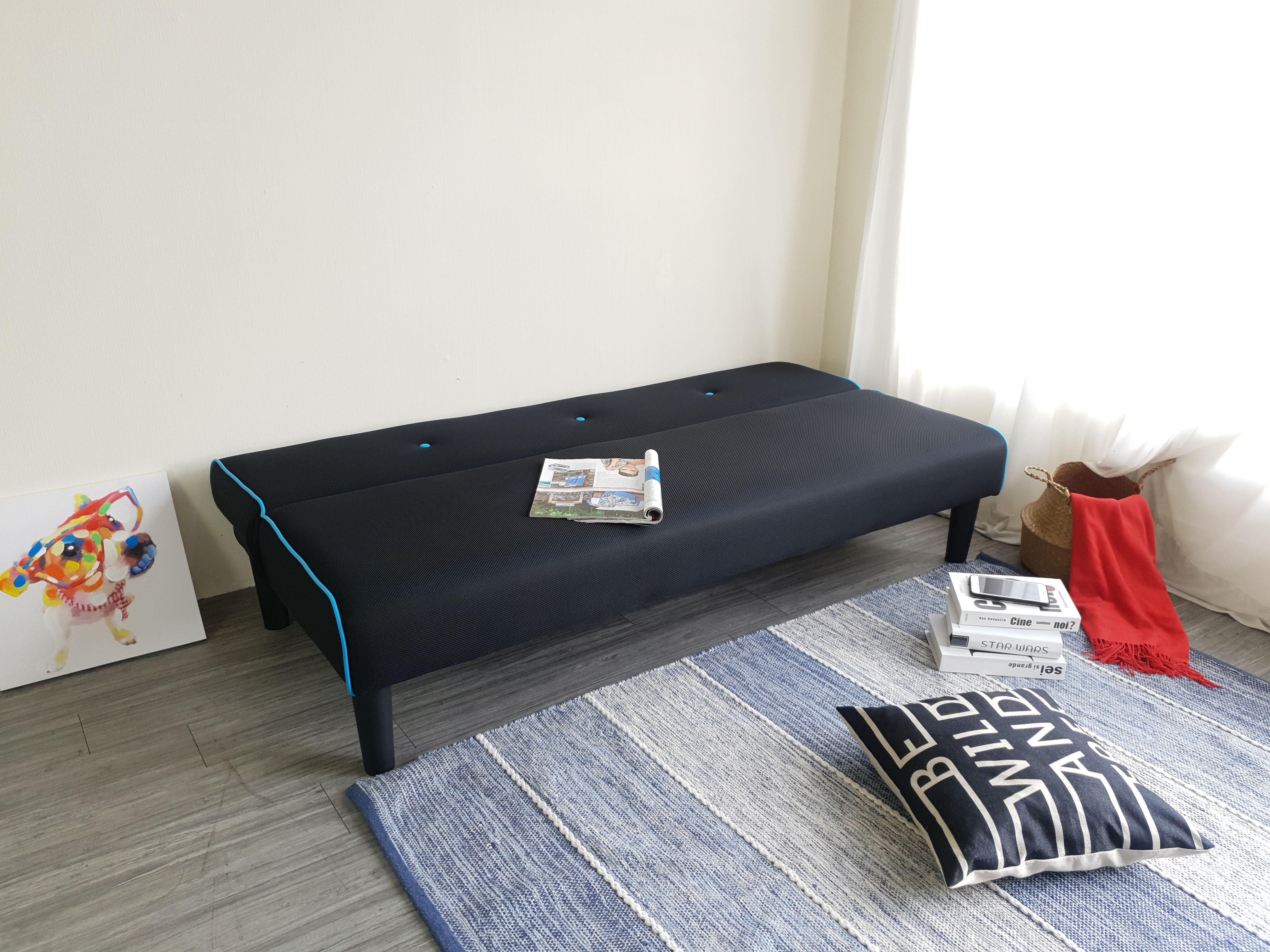 Sofa bed đa năng Juno sofa màu đen