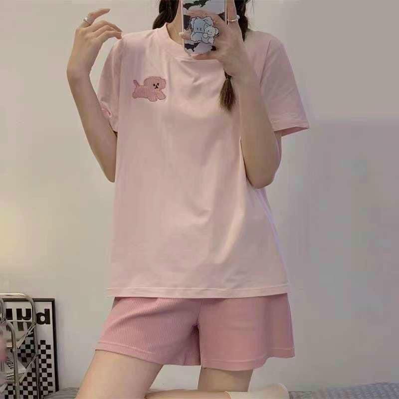 Bộ đồ cotton nữ mặc nhà