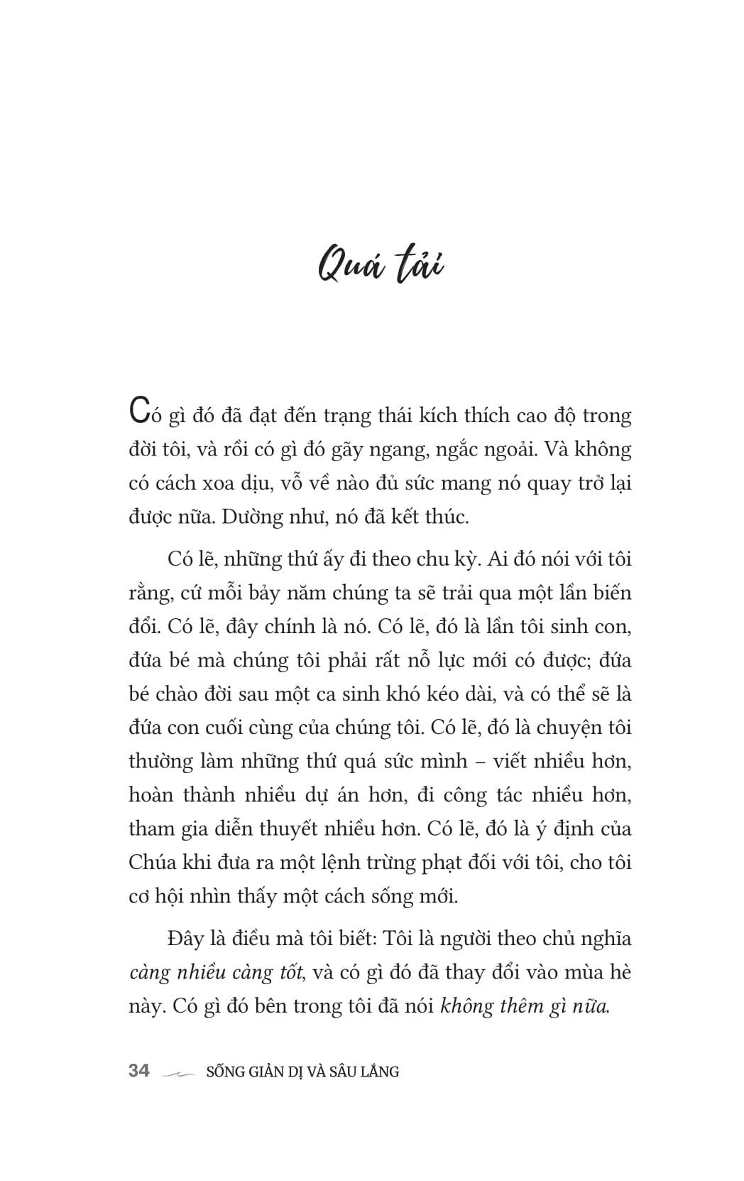 Sách Sống Giản Dị Và Sâu Lắng