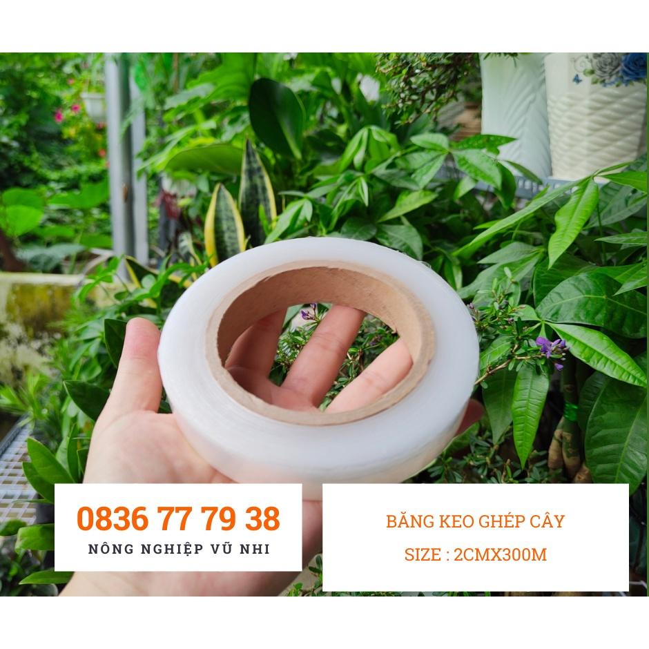 Băng keo ghép cây tự dính, tự hủy size 2cmx300m - hatgiong24h