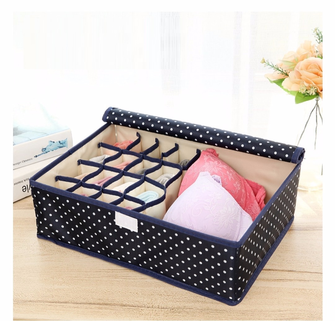 Sét 2 hộp đựng đồ lót chia ngăn size lớn
