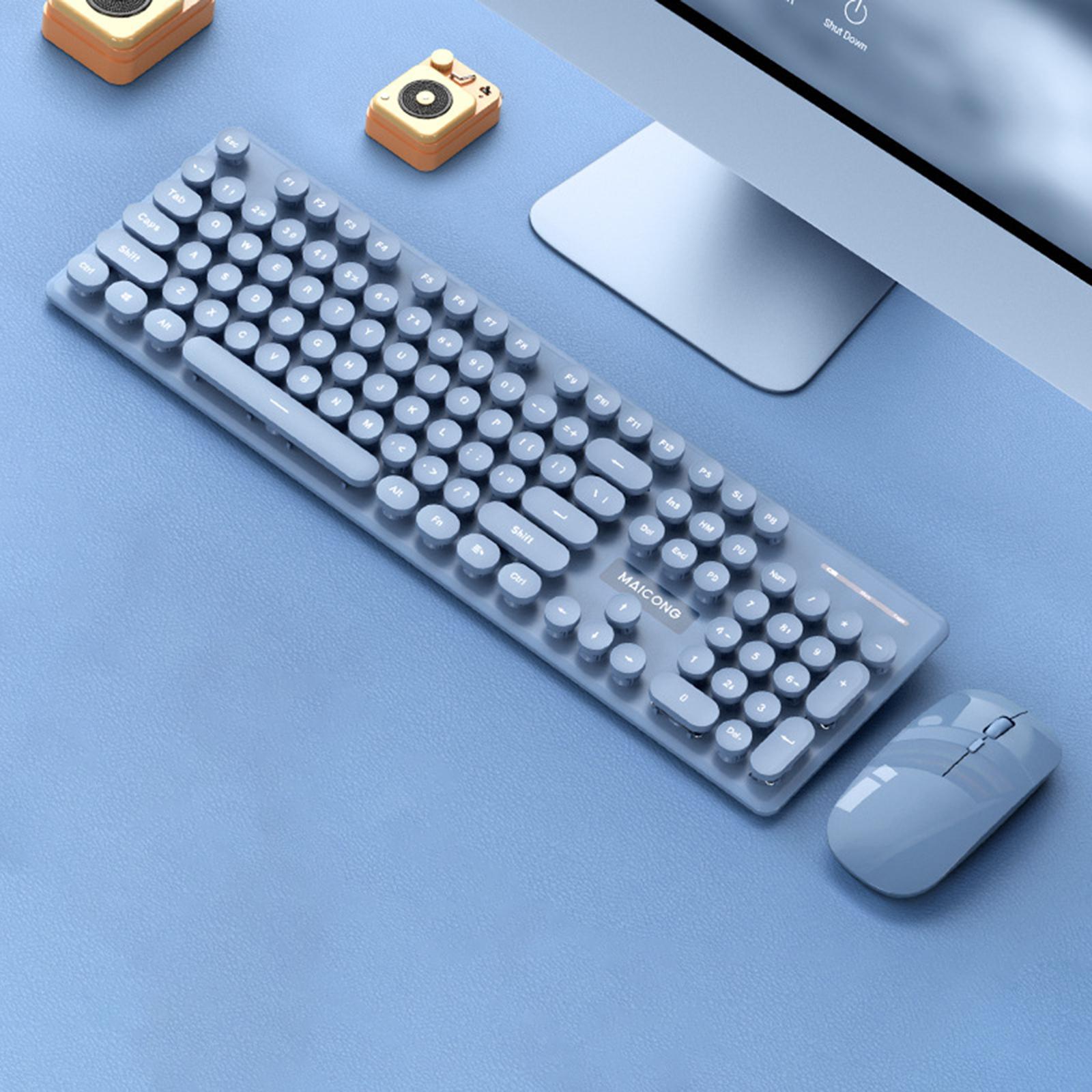 Wireless Keyboard Mouse Dual-Mode for OS Windows iOS Android
