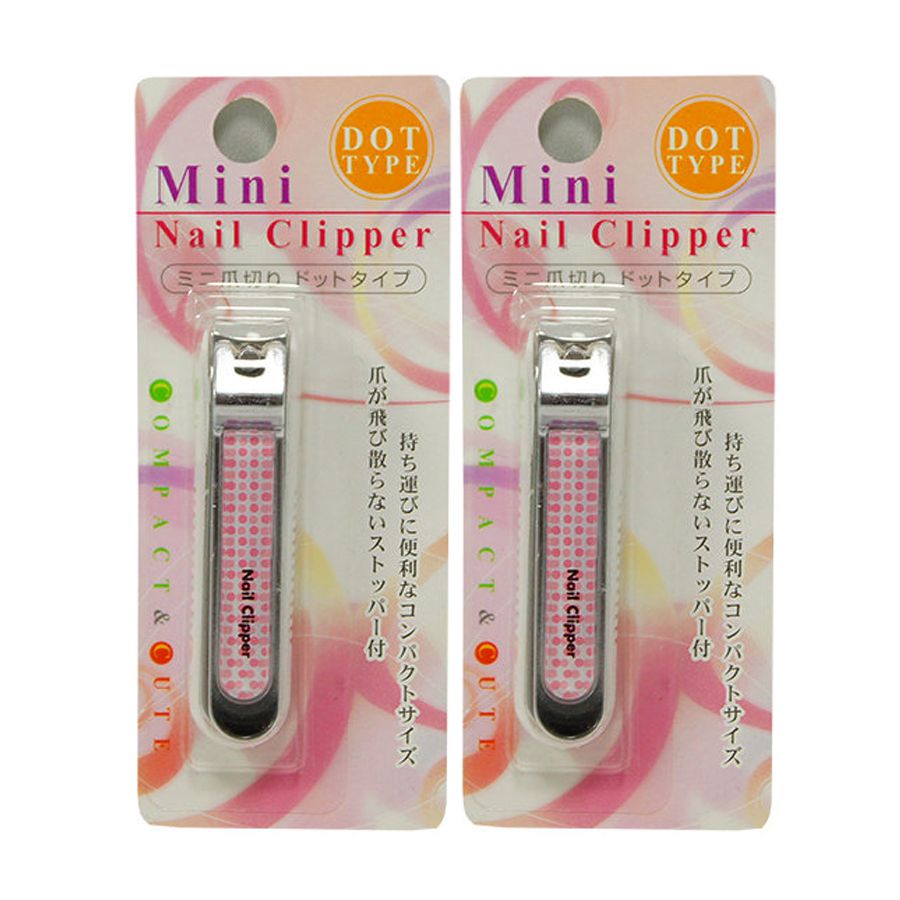 Bấm móng tay người người lớn họa tiết chấm bi - Hàng nội địa Nhật