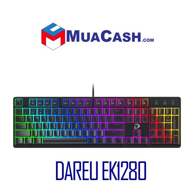 Bàn phím cơ gaming DareU EK1280 RGB Brown/Red/Blue Switch hàng chính hãng